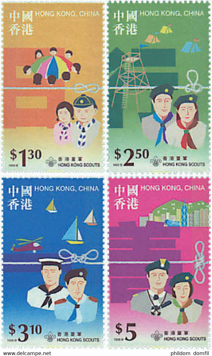 65885 MNH HONG KONG 1998 ESCULTISMO - Verzamelingen & Reeksen
