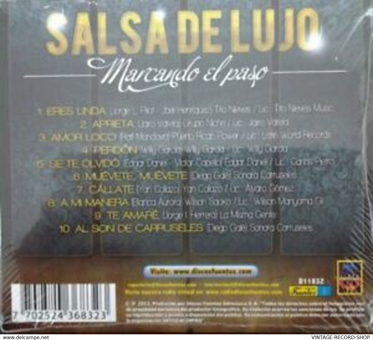 CD SALSA SALSA DE LUJO MARCANDO EL PASO -DISCOS FUENTES 2012 SEALED - Altri - Musica Spagnola
