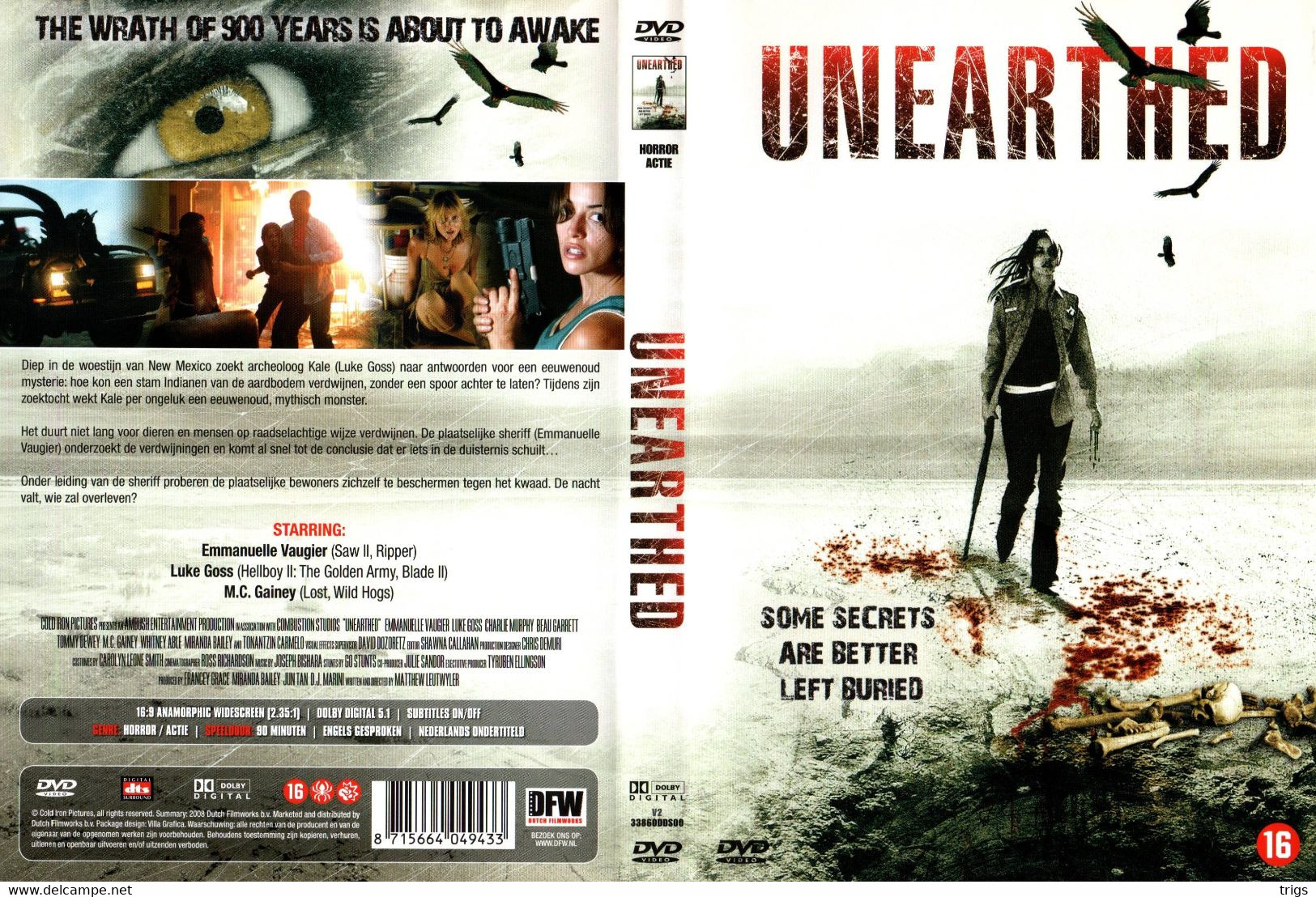 DVD - Unearthed - Horror