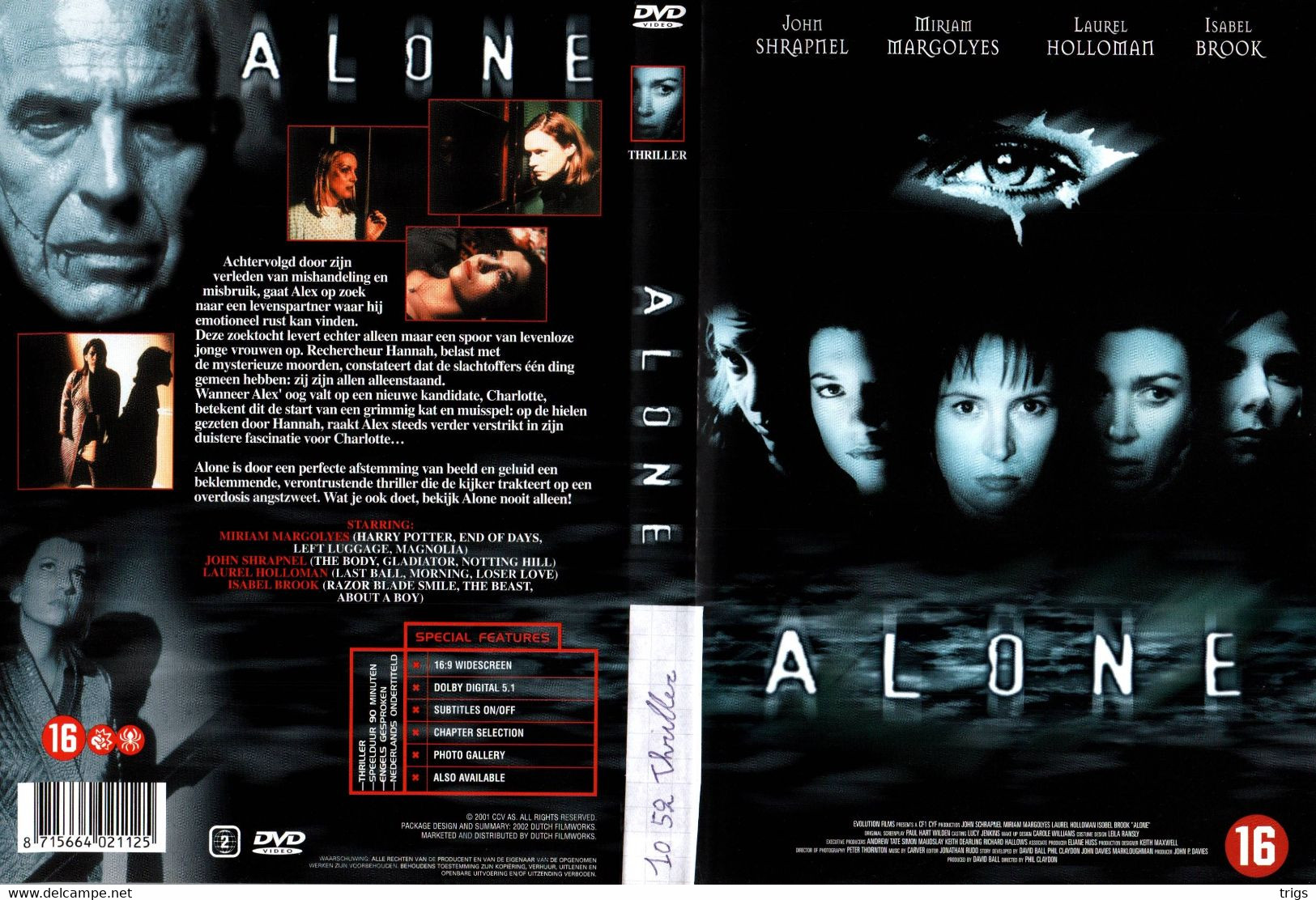 DVD - Alone - Horror