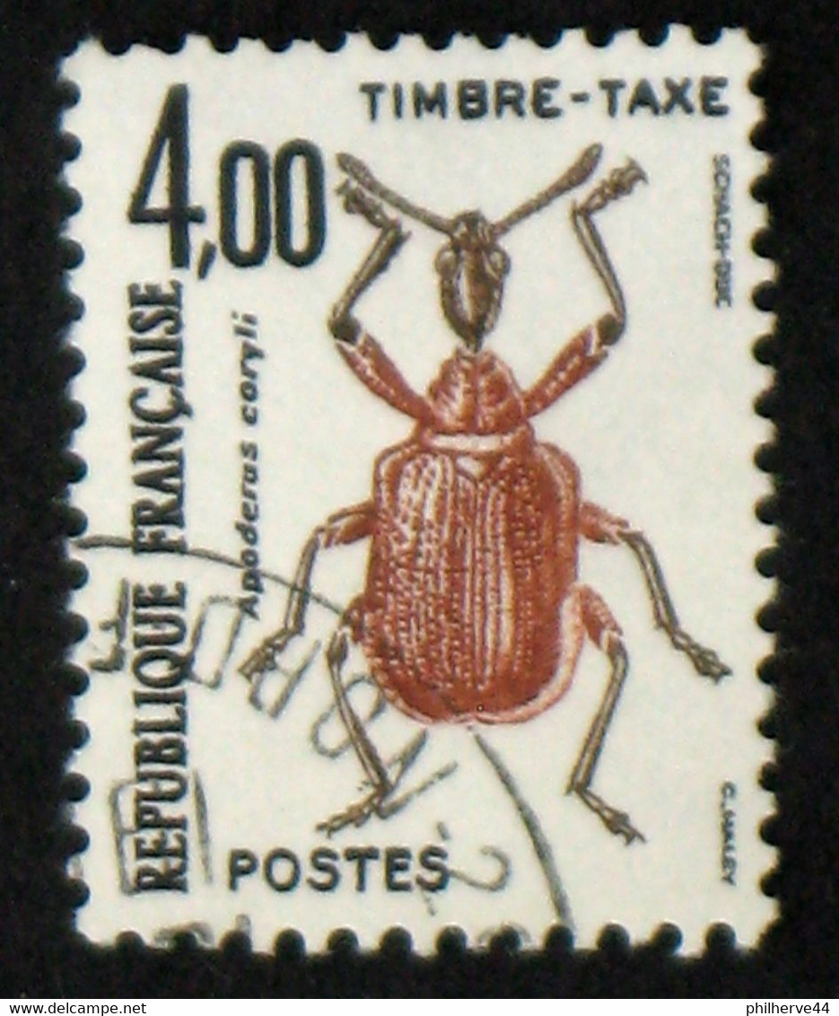 N° TAXE 108 4F Insecte Re-entry Oblit TB Cote 25€ - 1960-.... Used