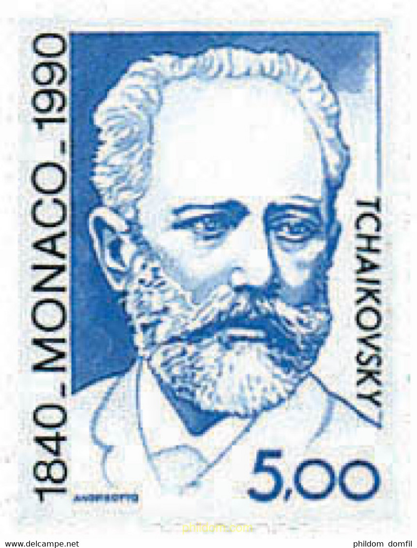 34831 MNH MONACO 1990 150 ANIVERSARIO DEL NACIMIENTO DE P.J. TCHAIKOVSKI - Andere & Zonder Classificatie