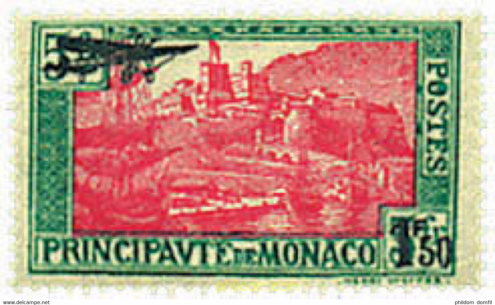 82882 MNH MONACO 1933 VISTA DEL PRINCIPADO - Sonstige & Ohne Zuordnung