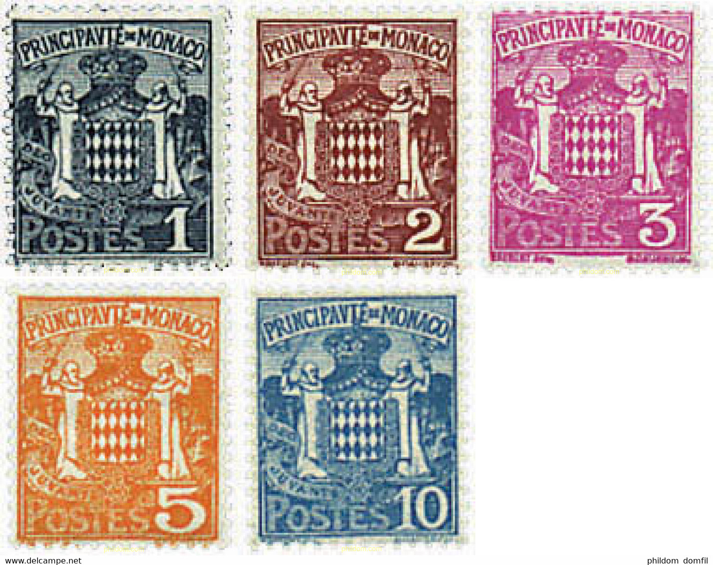 34698 HINGED MONACO 1924 ESCUDOS - Altri & Non Classificati