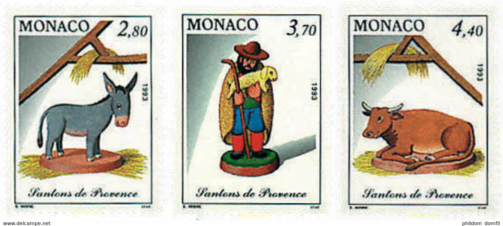 34840 MNH MONACO 1993 NAVIDAD - Altri & Non Classificati