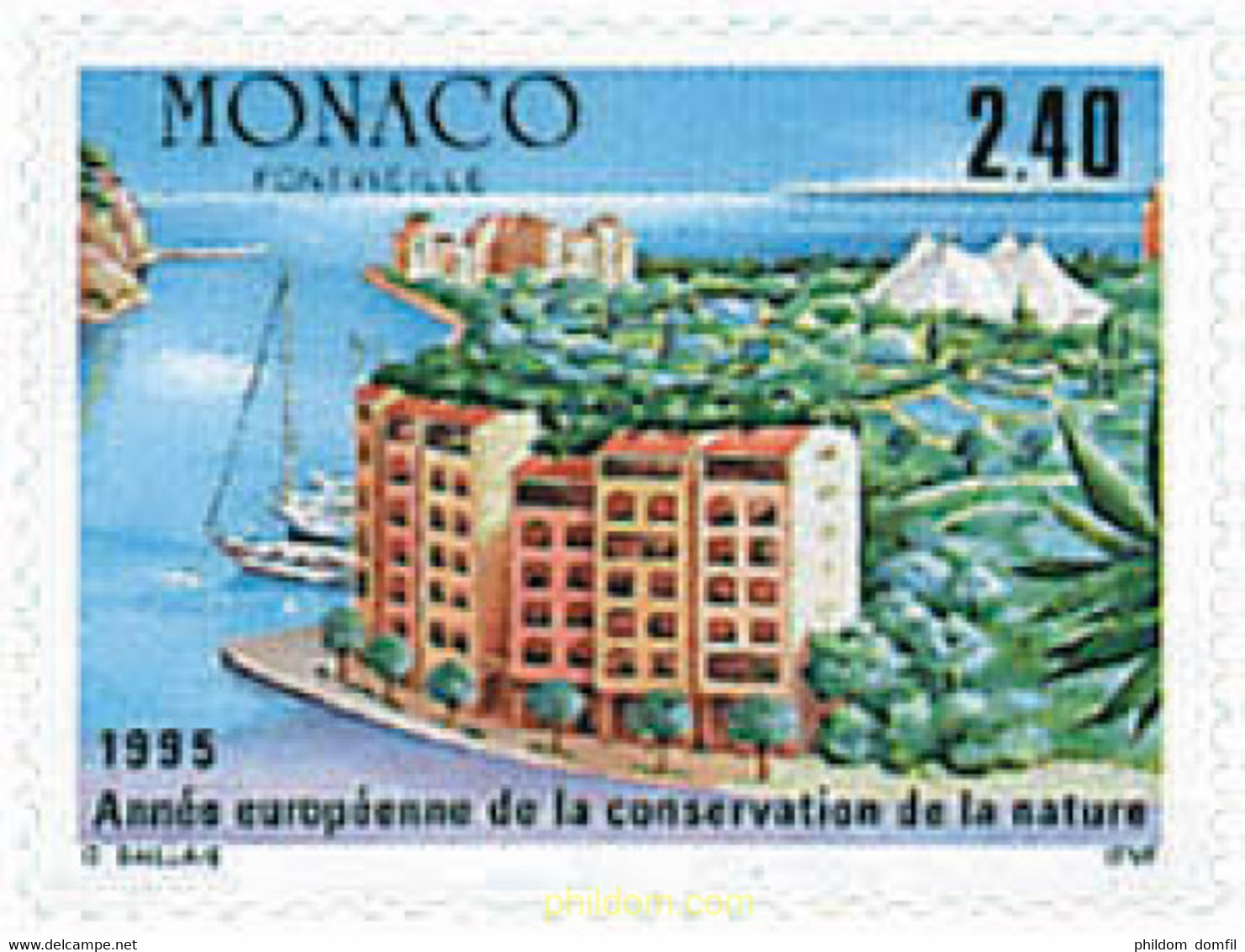 32959 MNH MONACO 1995 AÑO EUROPEO PARA LA PROTECCION DE LA NATURALEZA - Otros & Sin Clasificación