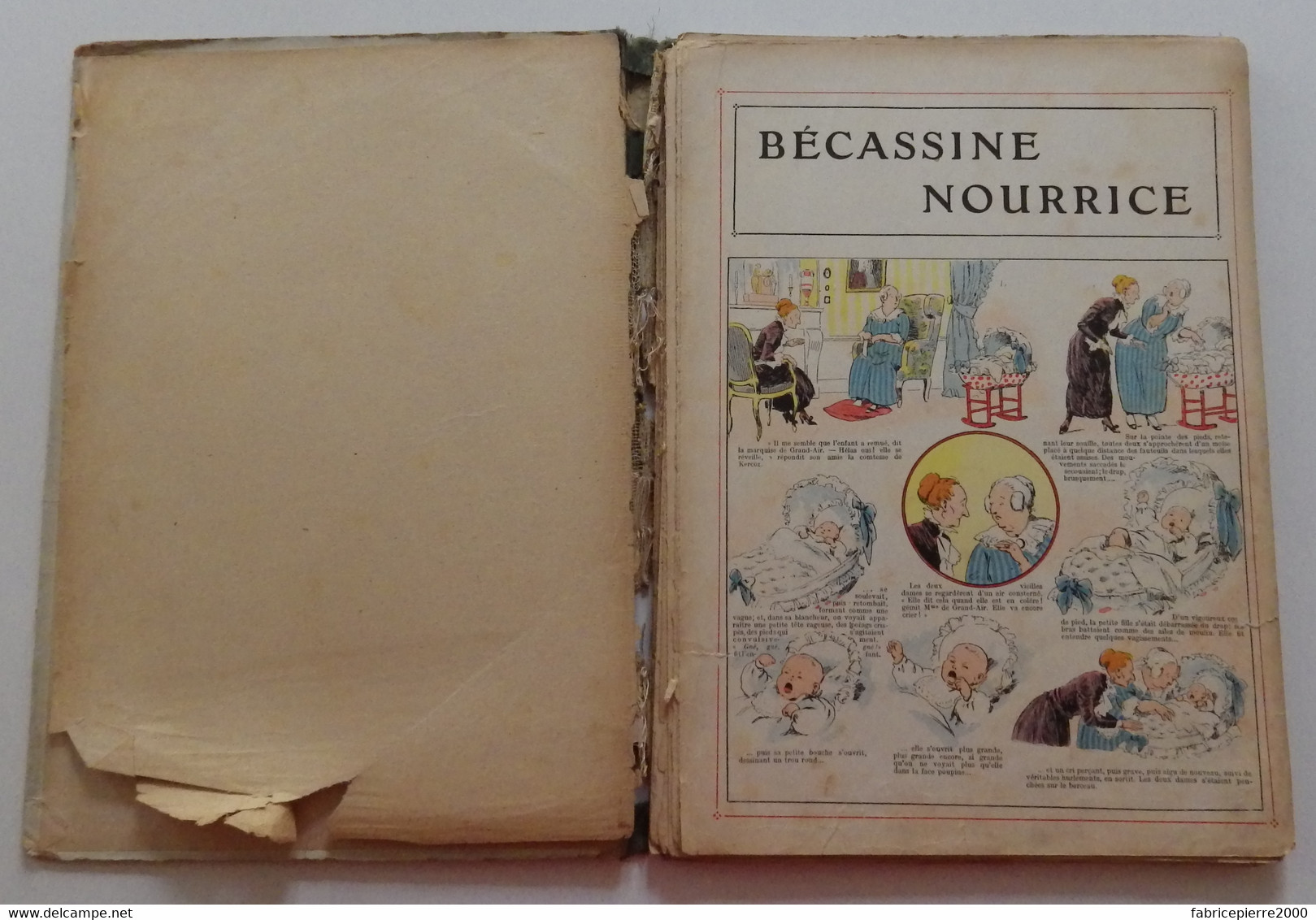 BECASSINE NOURRICE Ill J. Pinchon Caumery Edition De La Semaine De Suzette - Bécassine