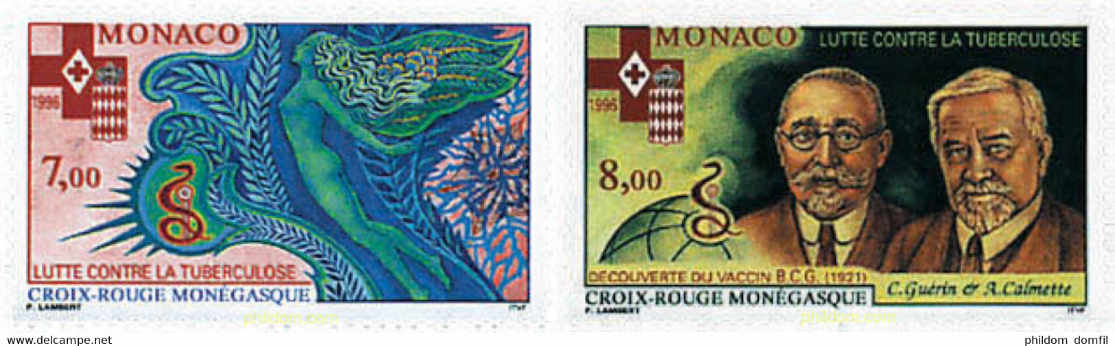 32606 MNH MONACO 1996 CRUZ ROJA MONEGASCA. LUCHA CONTRA LA TUBERCULOSIS - Other & Unclassified