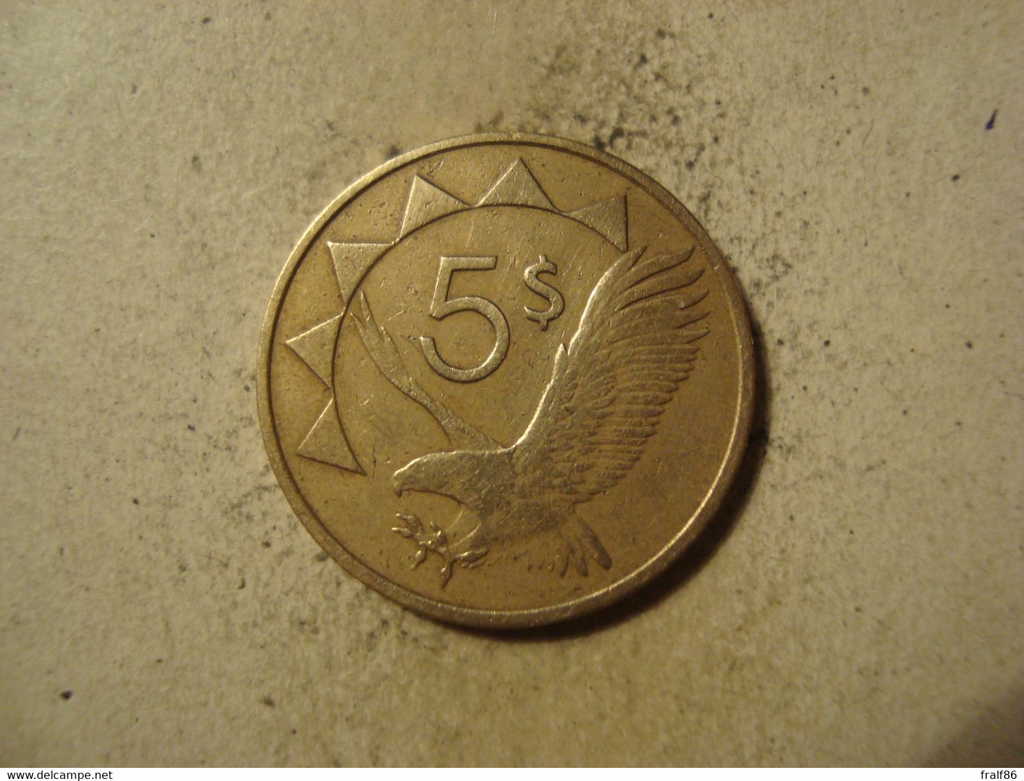 MONNAIE NAMIBIE 5 DOLLARS 1993 - Namibia