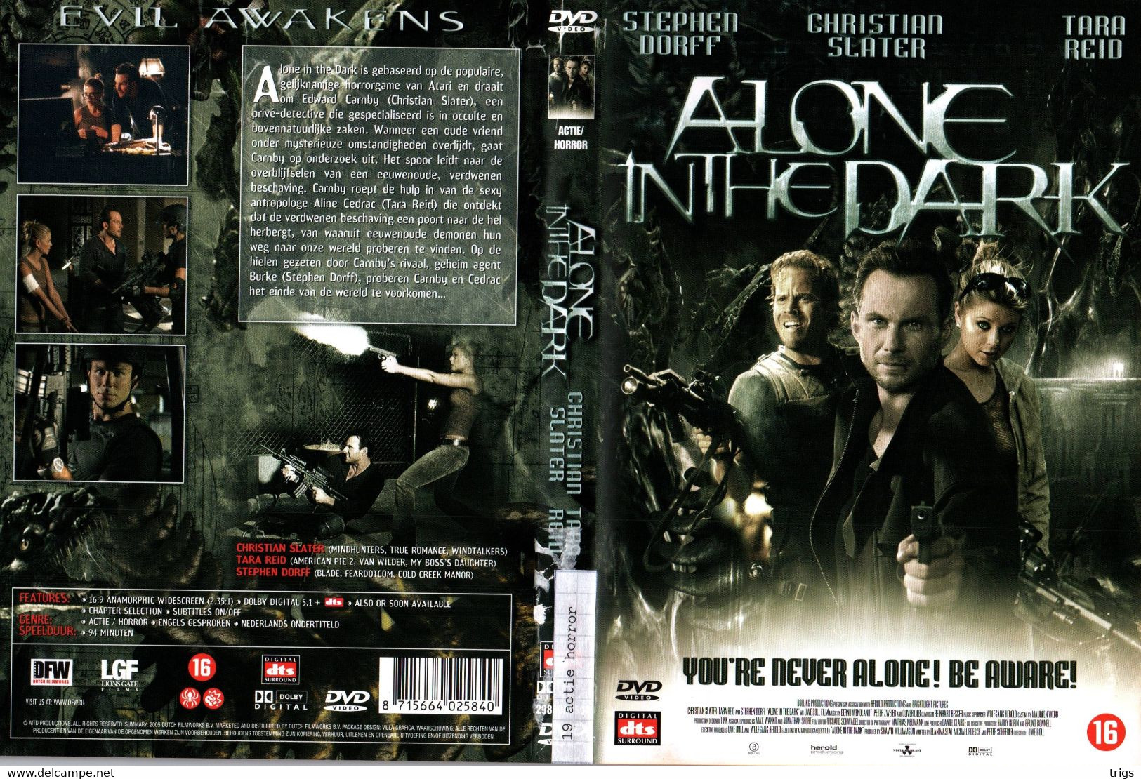 DVD - Alone In The Dark - Horreur