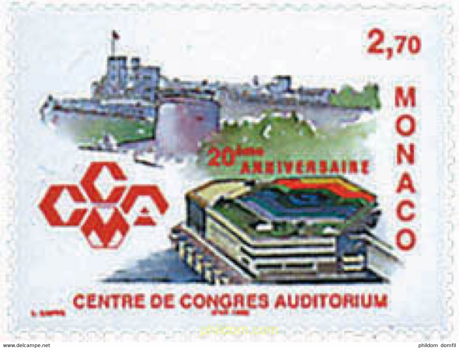 46423 MNH MONACO 1999 20 ANIVERSARIO DEL CENTRO DE CONGRESOS - Sonstige & Ohne Zuordnung