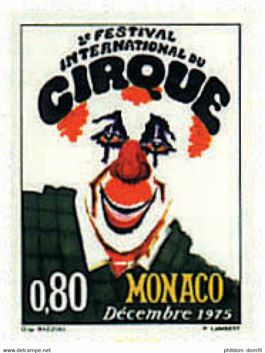 32900 MNH MONACO 1975 2 FESTIVAL INTERNACIONAL DEL CIRCO DE MONACO - Otros & Sin Clasificación
