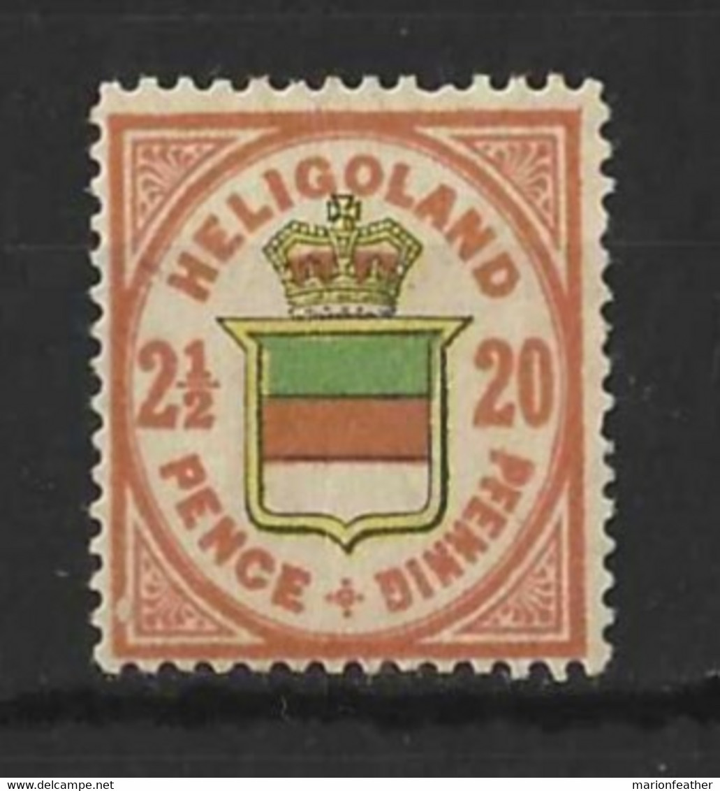 HELIGOLAND....QUEEN VICTORIA....(1837-01.)..." 1875.."........20pf.......SG15b.........MH.... - Heligoland (1867-1890)