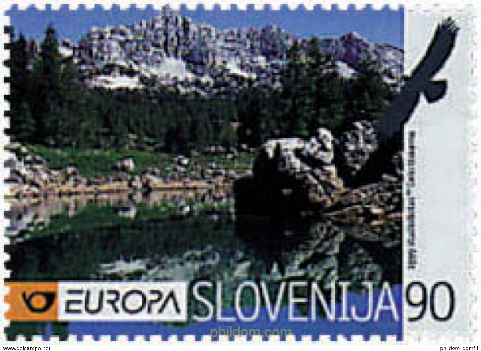 77151 MNH ESLOVENIA 1999 EUROPA CEPT. RESERVAS Y PARQUES NATURALES - Protection De L'environnement & Climat