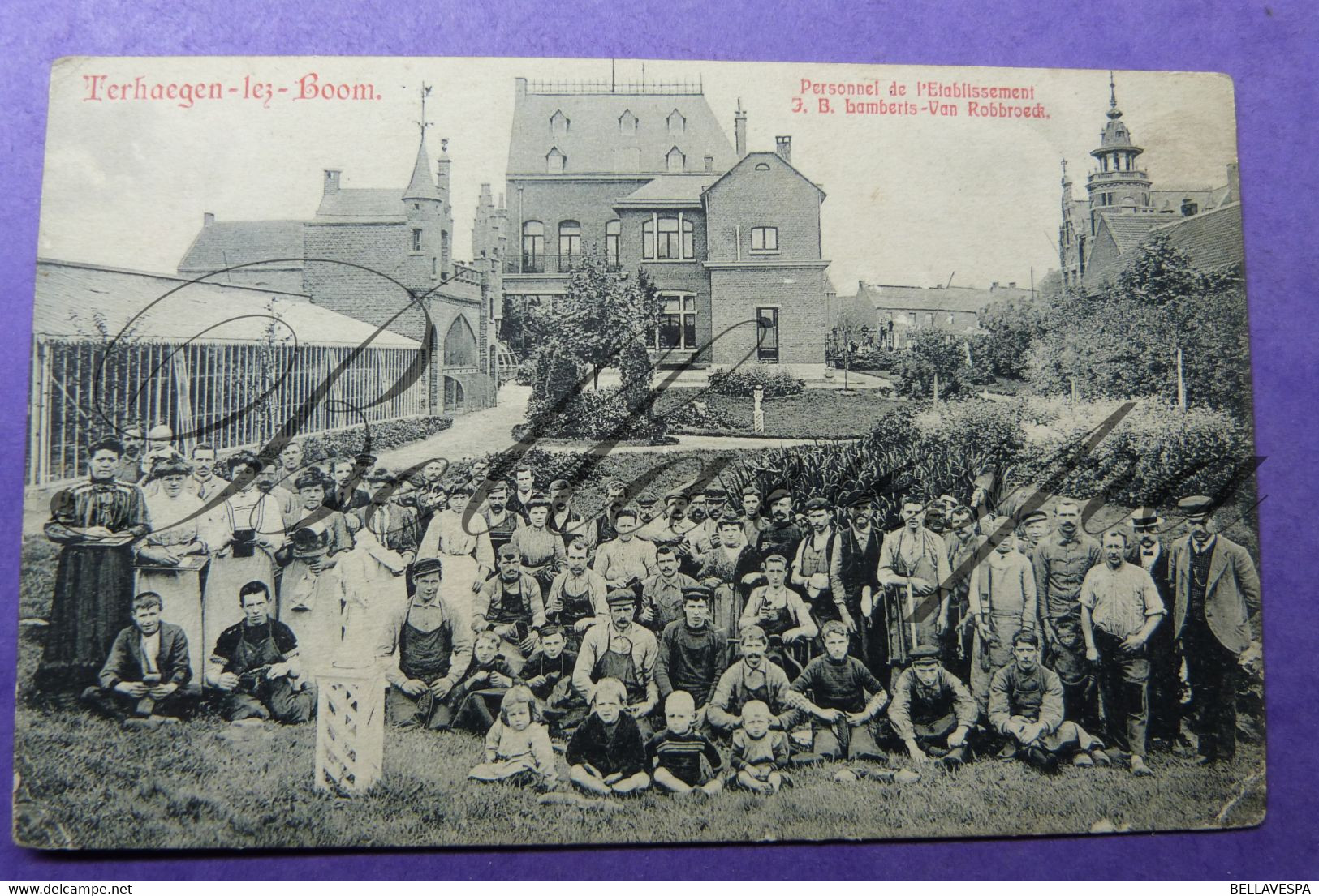 Terhagen  Personnel De L'établissement Lamberts -Van Robbroeck - Rumst