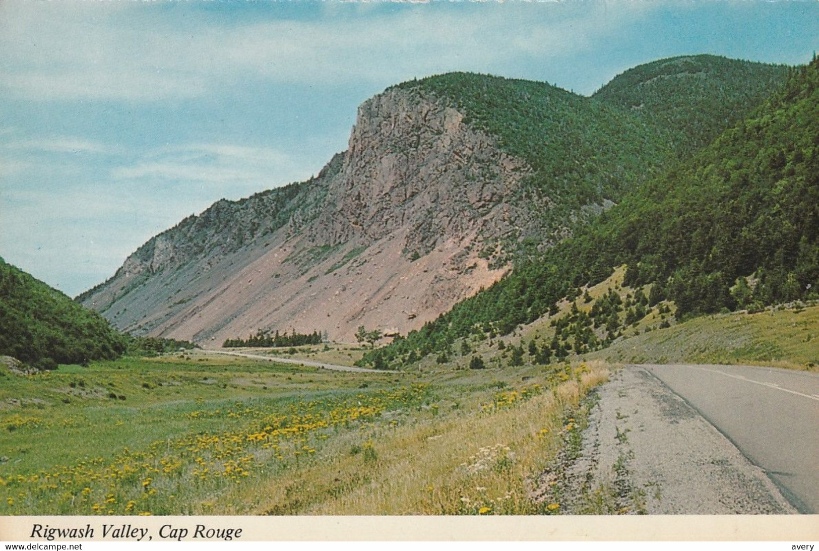 Big Wash Valley, Cap Rouge On The Cabot Trail, Within The Cape Breton Highlands, Nova Scotia - Cape Breton