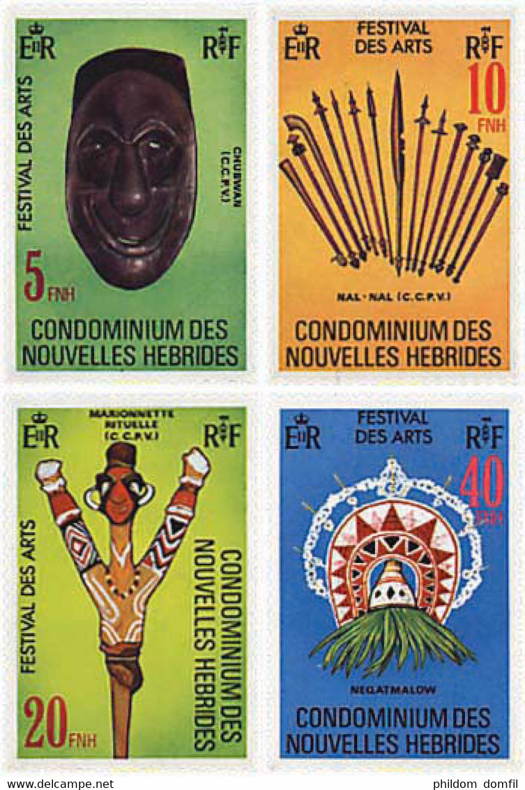 138032 MNH NUEVAS HEBRIDAS 1979 FESTIVAL DE LAS ARTES - Colecciones & Series