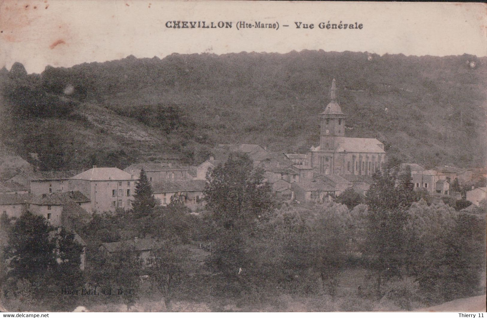 Cpa 52 Chevillon Vue Générale - Chevillon