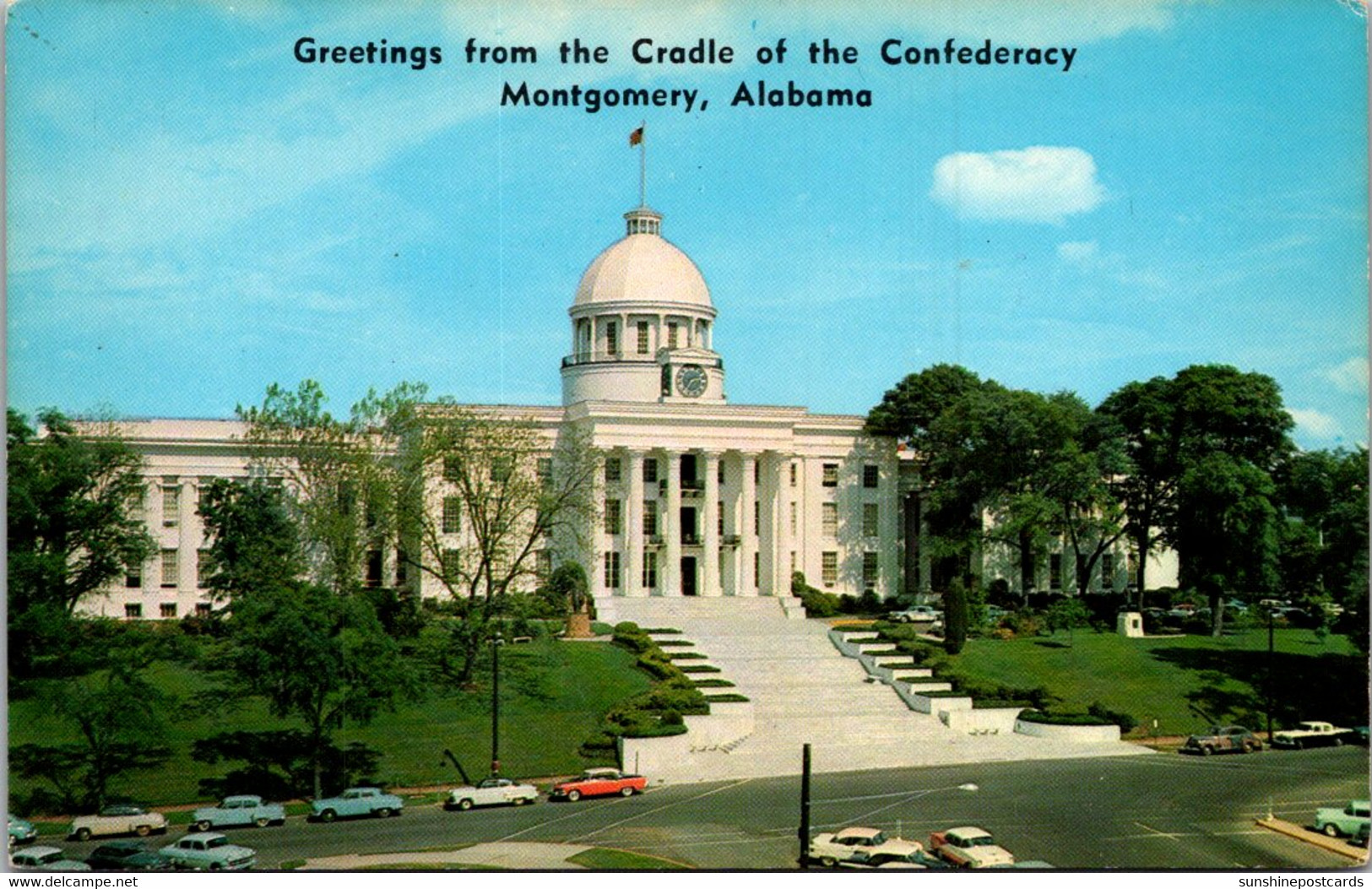 Alabama Montgomery State Capitol Greetings From The Cradle Of Liberty - Montgomery