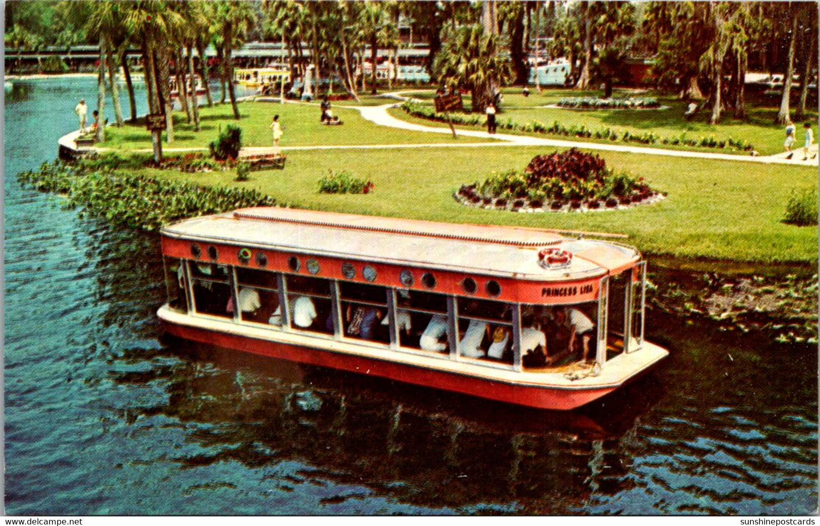 Florida Silver Springs Glass Bottom Boat On The Silver River - Silver Springs
