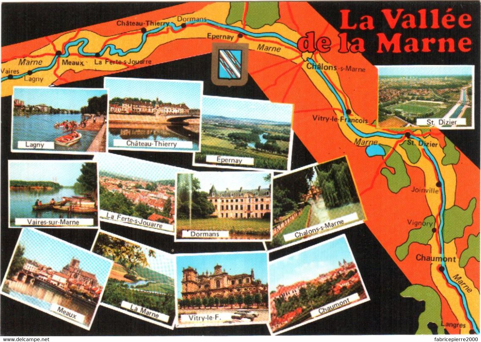 CPM 02, 77, 51, 52 - La Vallée De La Marne: Lagny, Vaires-sur-Marne, La Ferté-sous-Jouarre, Meaux, Chaumont, Dormans ... - Champagne - Ardenne