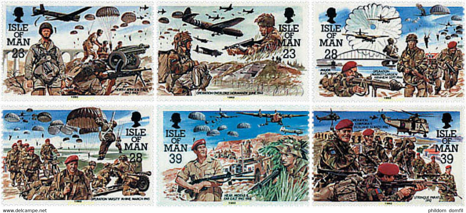 55898 MNH MAN 1992 50 ANIVERSARIO DEL REGIMIENTO DE PARACAIDISMO - Paracadutismo