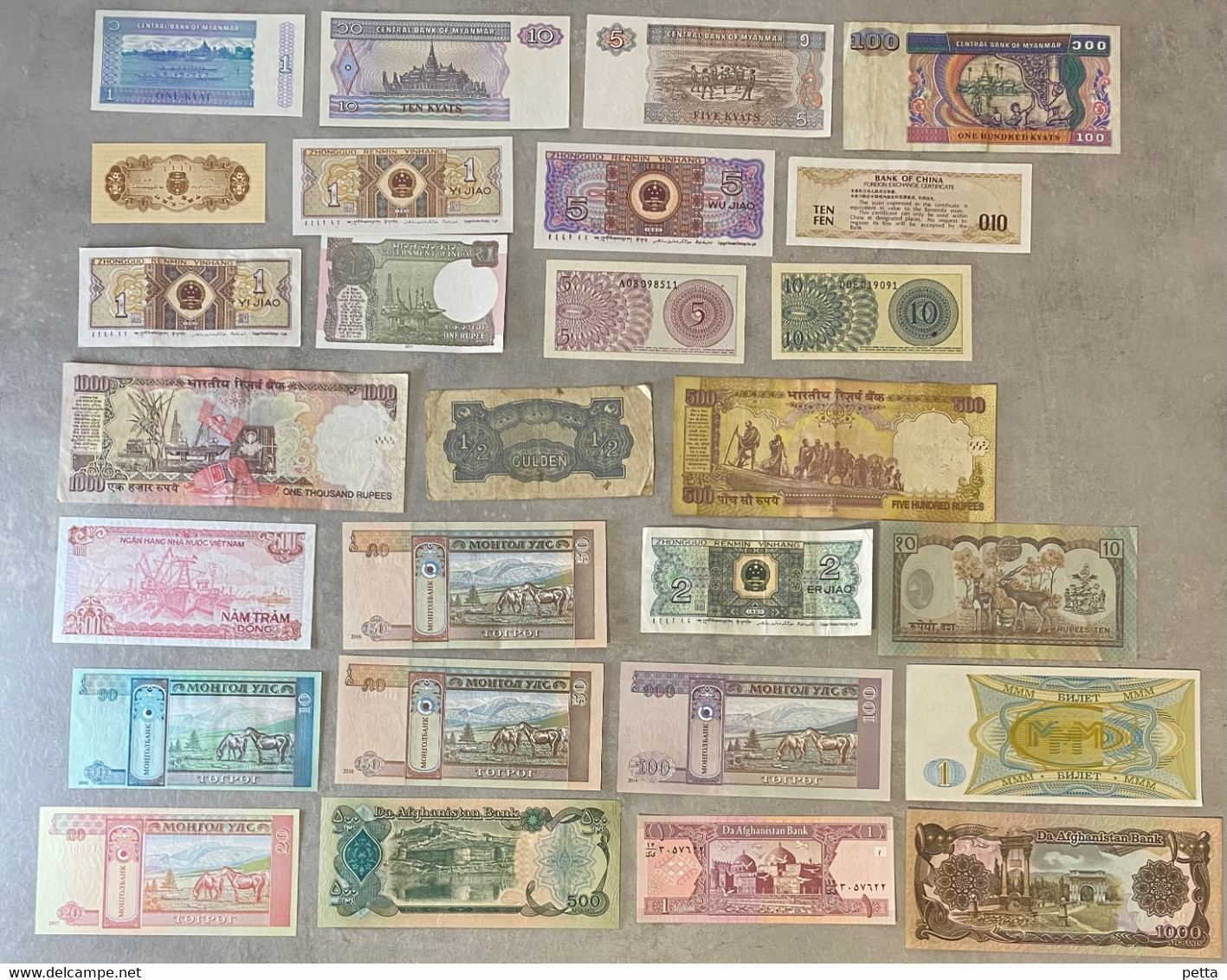 Lot De 70 Billets D’Asie / Vendu En L’état - Sonstige – Asien