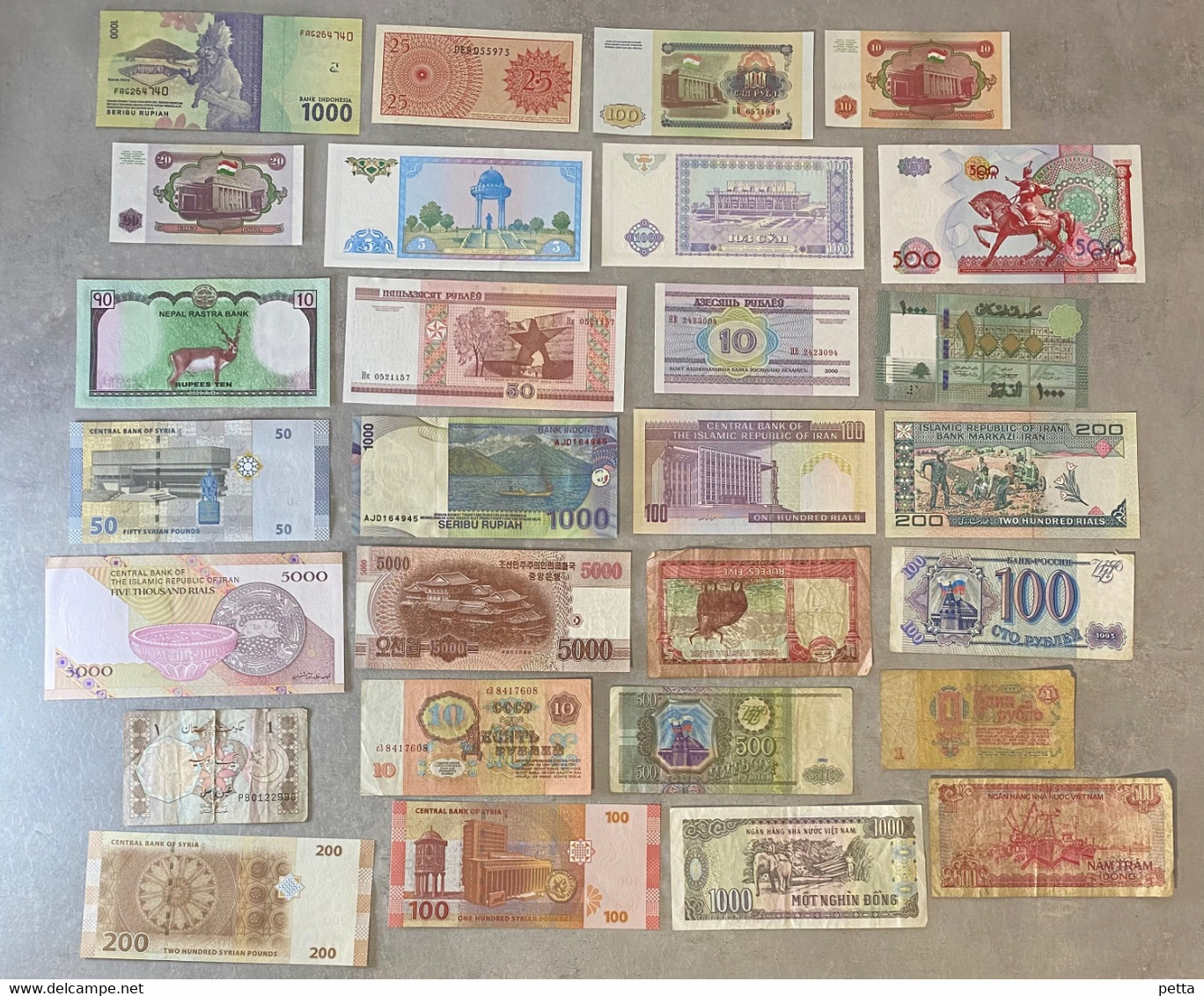 Lot De 70 Billets D’Asie / Vendu En L’état - Sonstige – Asien