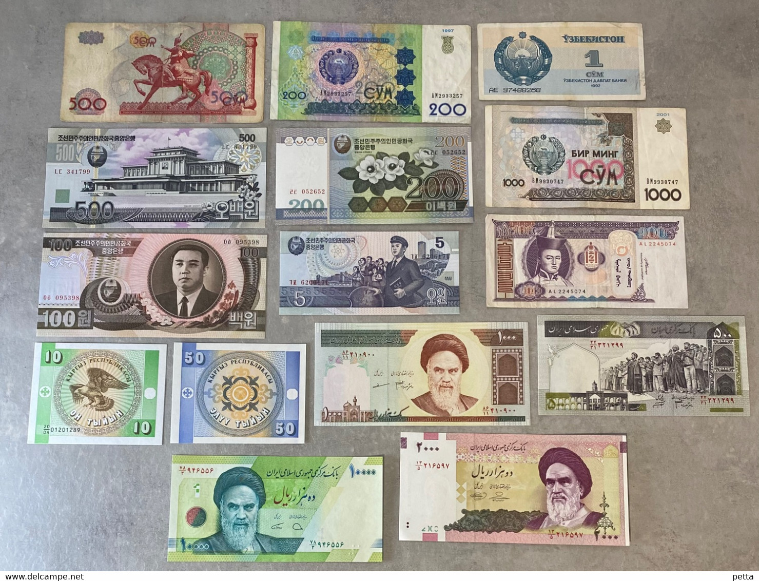 Lot De 70 Billets D’Asie / Vendu En L’état - Sonstige – Asien