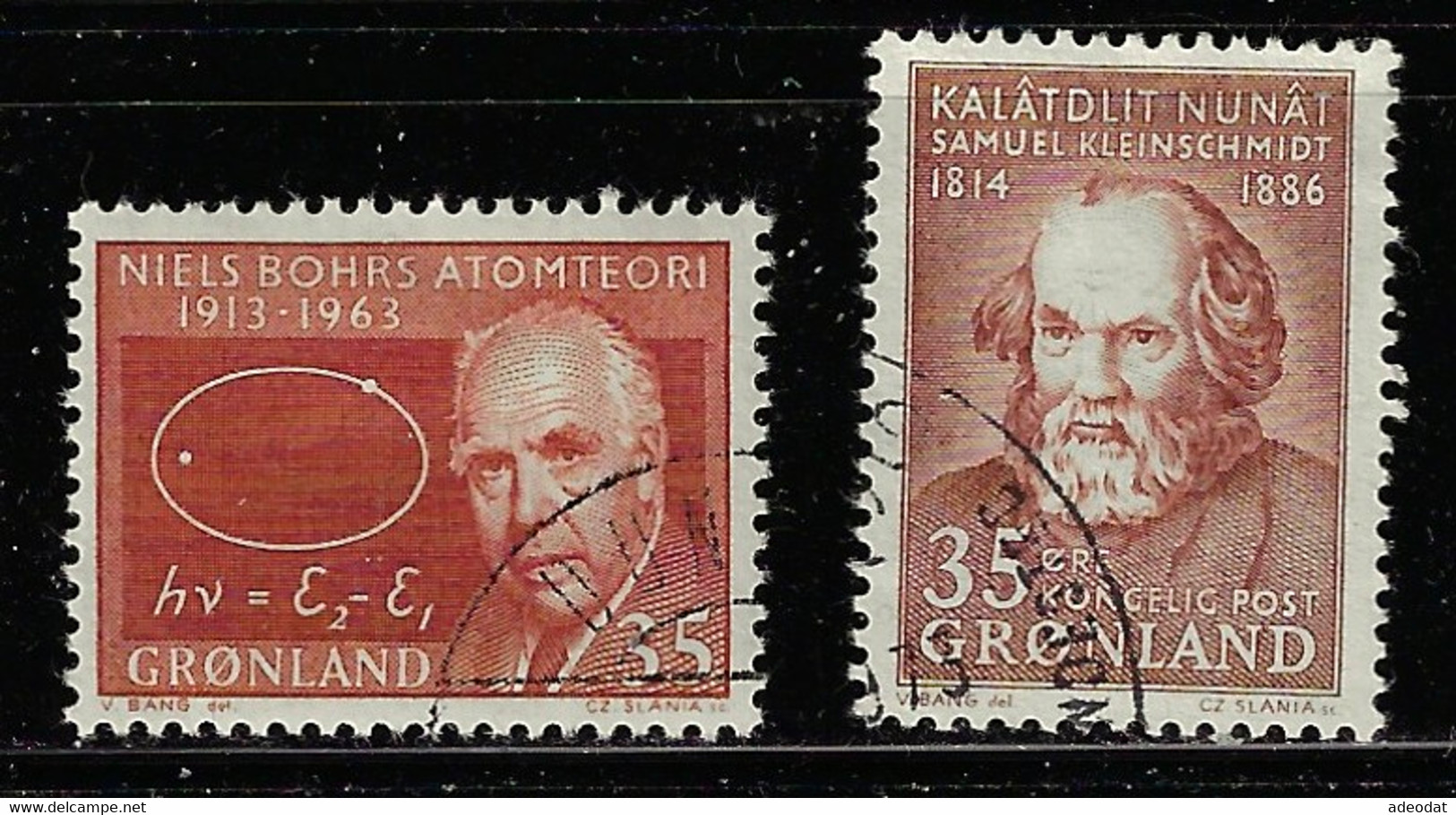 GREENLAND 1963-69 SCOTT 65,66,68,73 USED - Gebraucht