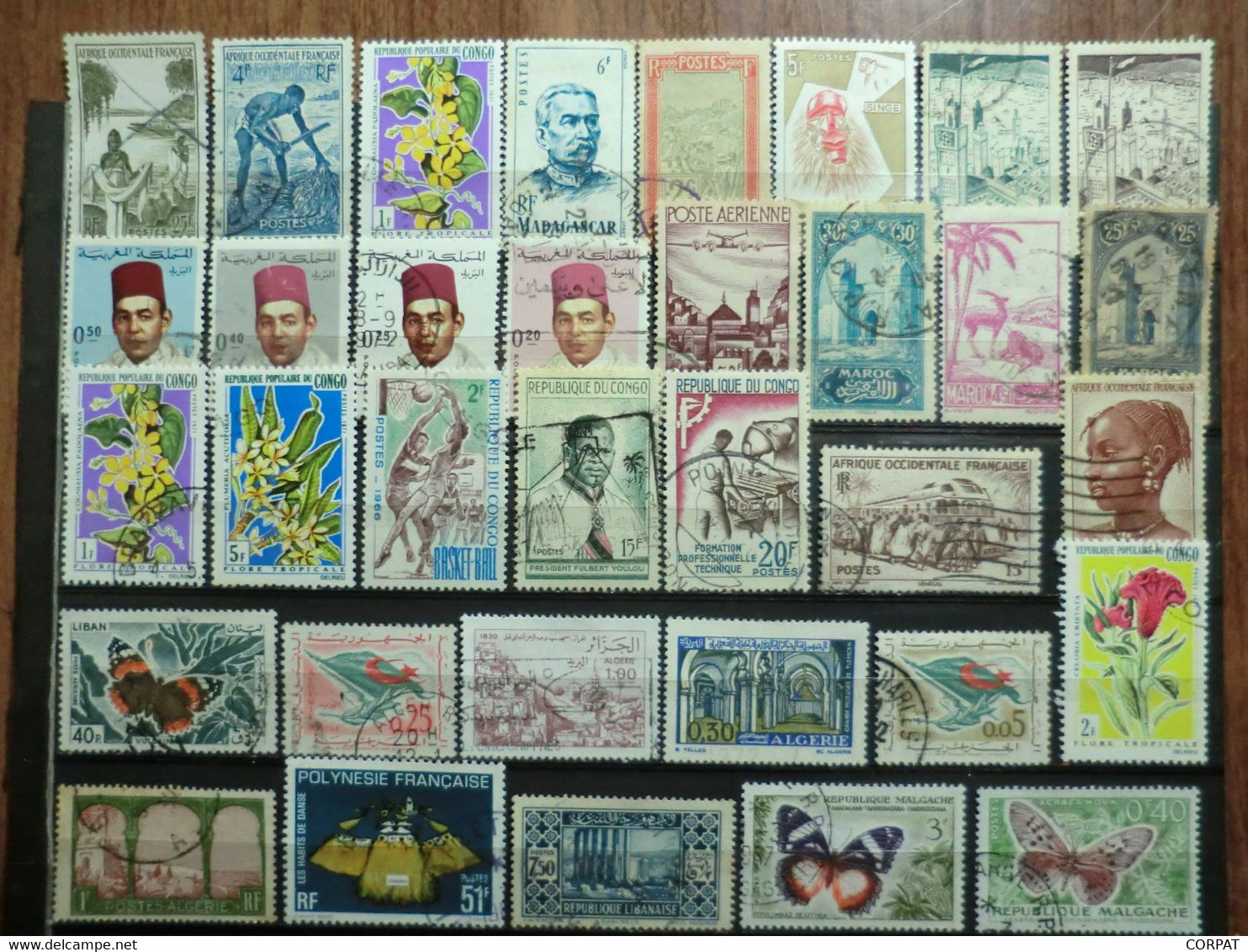 French Colonies:different Used Stamps  ( Check 4 Photos) - Sammlungen