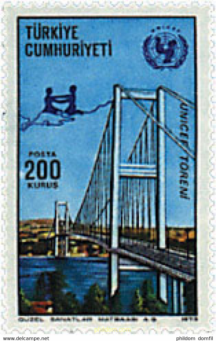 42532 MNH TURQUIA 1973 PUENTE SOBRE EL BOSFORO - Collezioni & Lotti