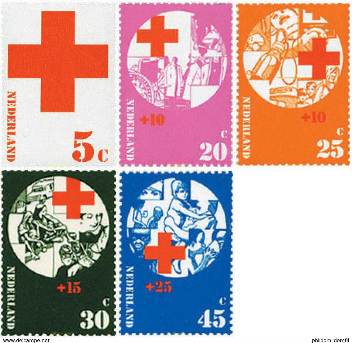 45919 MNH HOLANDA 1972 PRO CRUZ ROJA - Unclassified