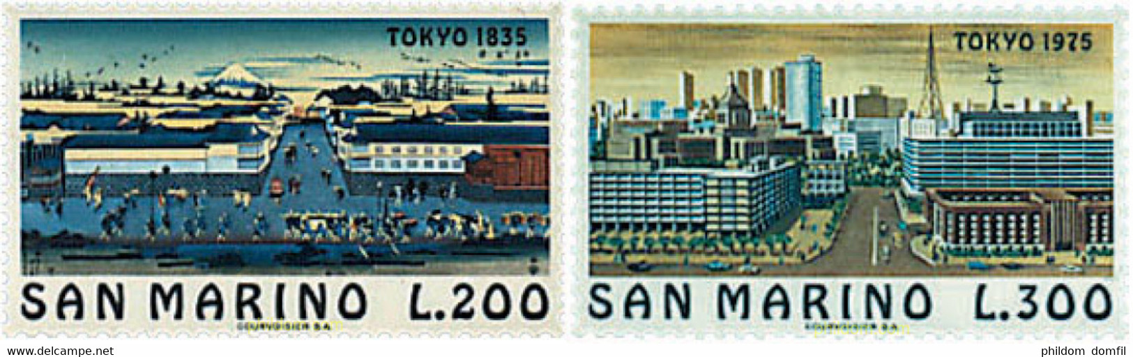 46484 MNH SAN MARINO 1975 LAS GRANDES CIUDADES DEL MUNDO. TOKIO - Usados