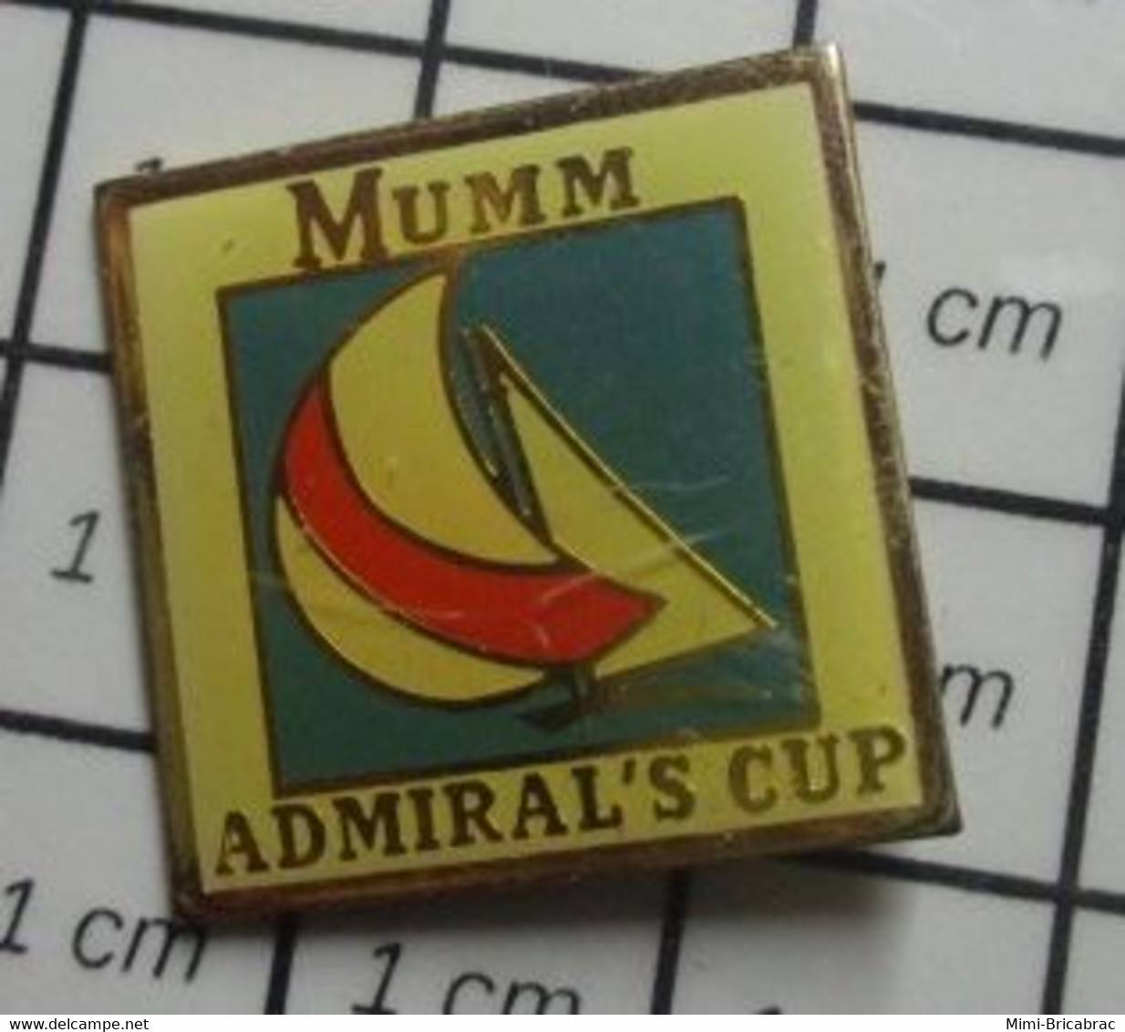 810H Pin's Pins / Beau Et Rare / SPORTS / VOILE VOILIERS MUMM CHAMPAGNE ADMIRAL'S CUP - Sailing, Yachting