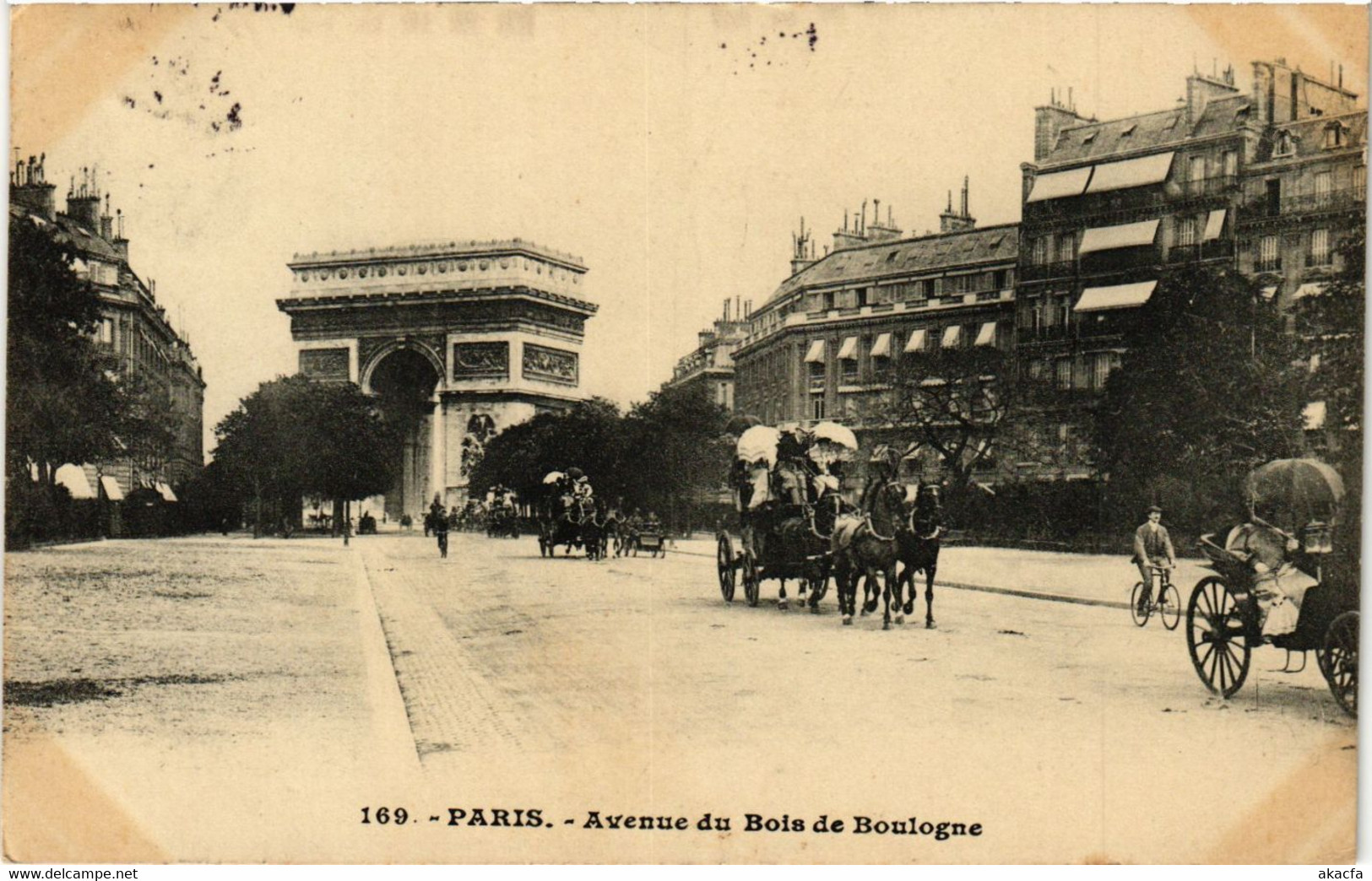 CPA PARIS 16e-Avenue Du Bois De Boulogne (325018) - Arrondissement: 16