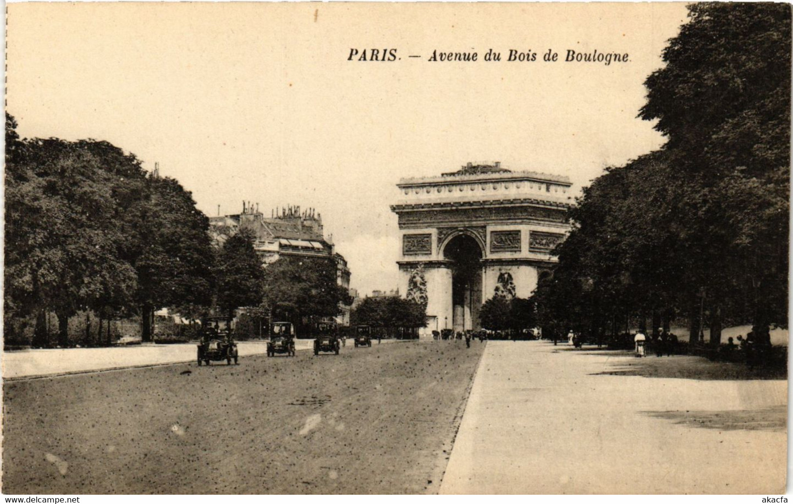 CPA Paris 16e Paris-Avenue Du Bois De Boulogne (313084) - Arrondissement: 16