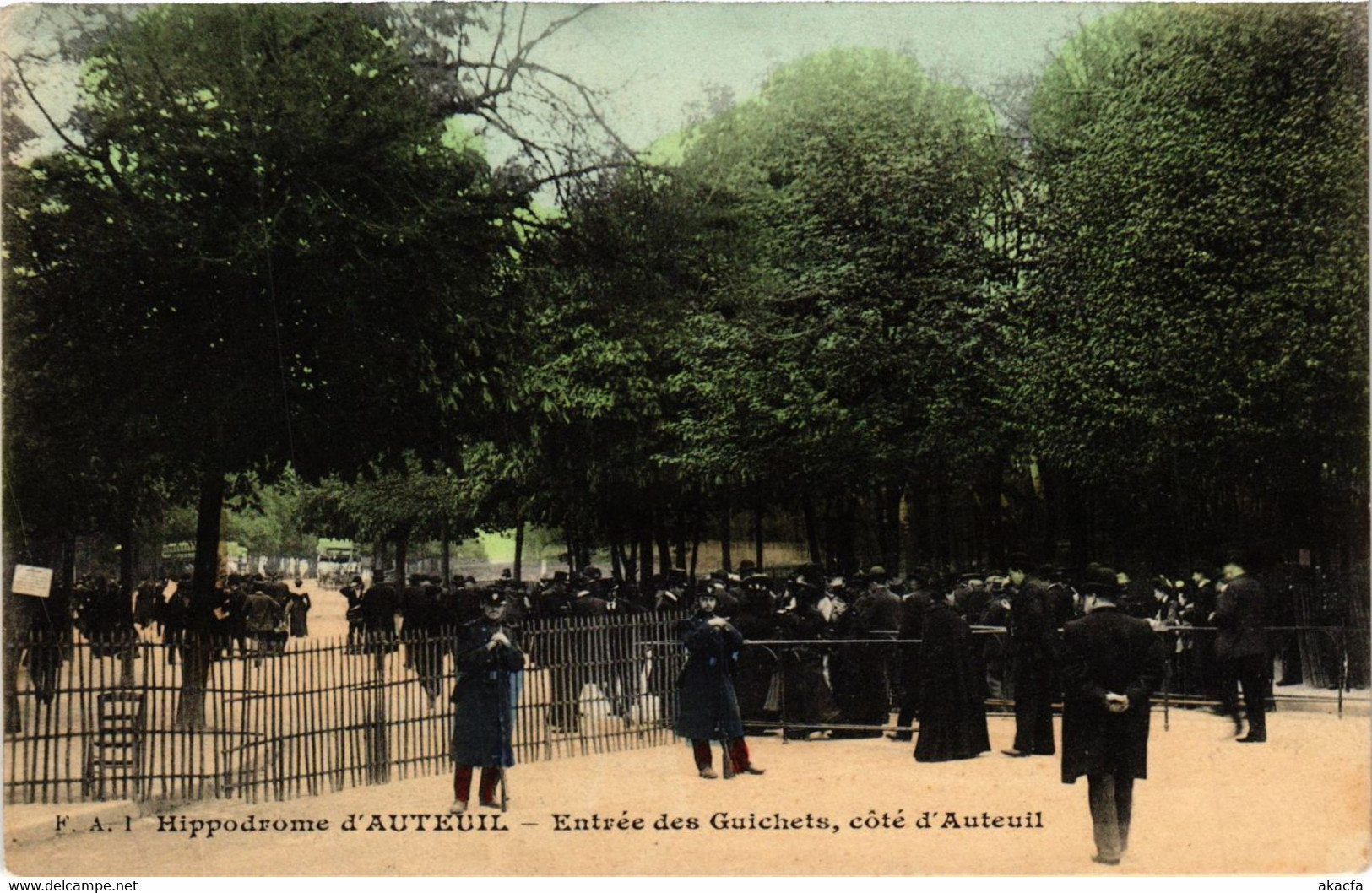 CPA PARIS 16e-Auteuil-Entrée Des Guichets (325277) - Arrondissement: 16