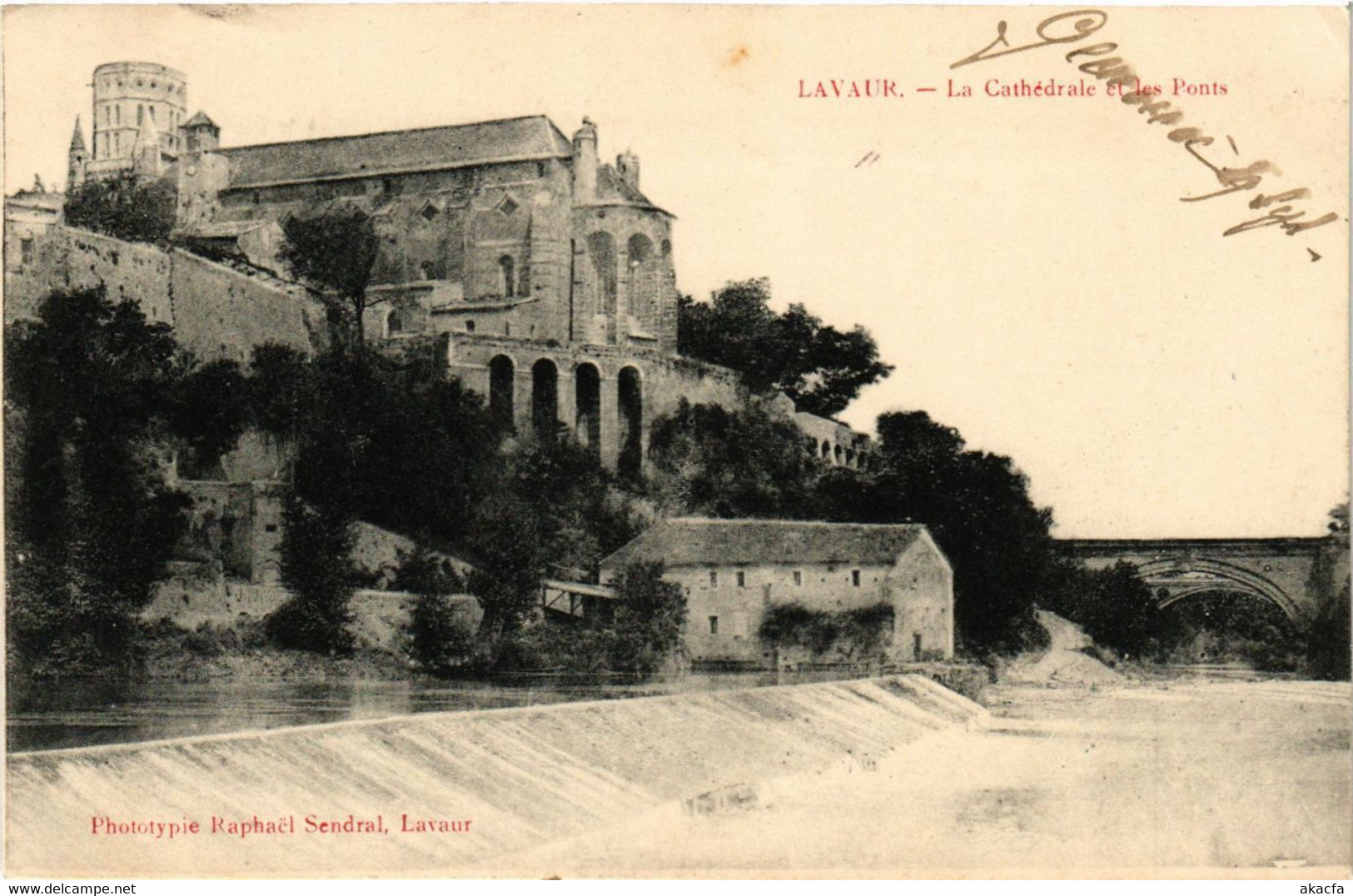 CPA LAVAUR - La Cathédrale Et Les Ponts (255435) - Lavaur