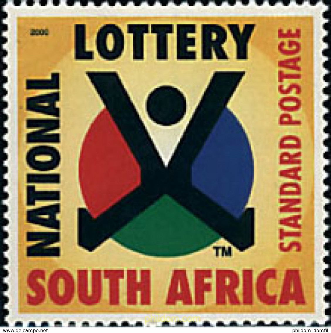 56564 MNH SUDAFRICA 2000 LOTERIA NACIONAL - Gebruikt