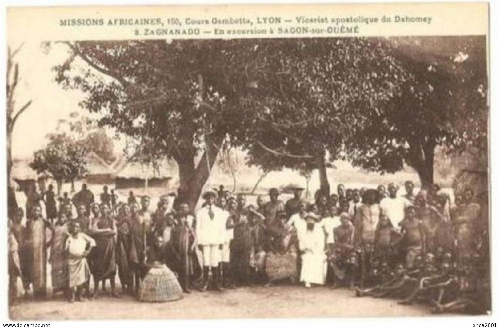 Dahomey . Zagnanado , Sagon Sur Ouèmé , Vicariat Apostolique Du Dahomey. - Dahomey