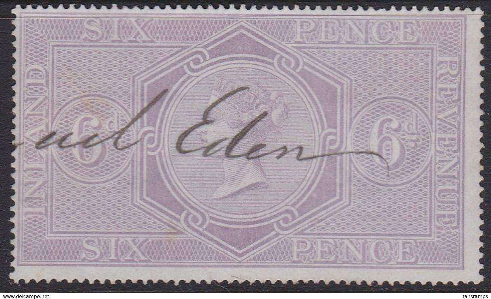 GB QV 1881 6d SIX PENCE INLAND REVENUE FISCAL - Revenue Stamps