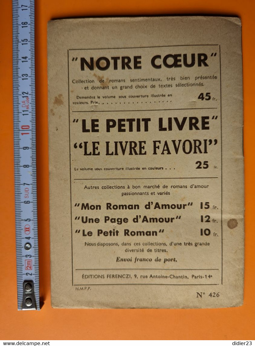 MON ROMAN D'AMOUR LA REVOLTE DES AMOUREAUX 426 - Ferenczi