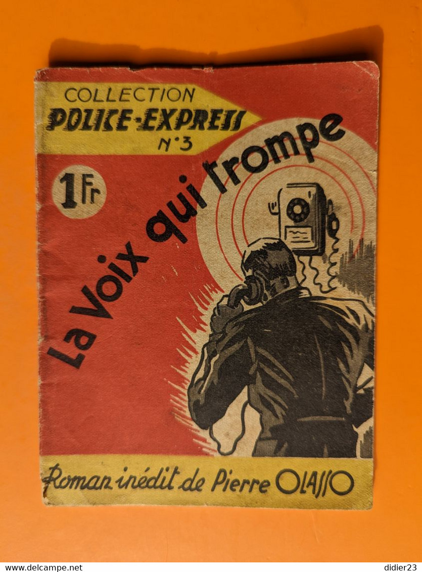 COLLECTION POLICE EXPRESS N°3 LA VOIX QUI TROMPE - Ferenczi