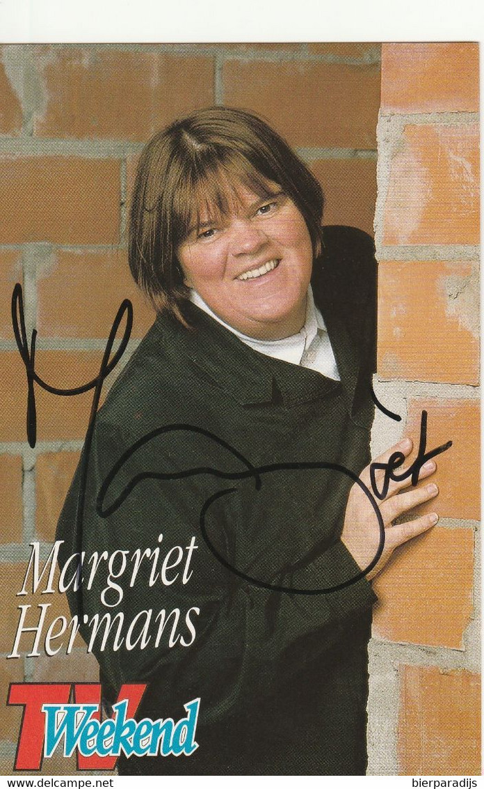 Margriet  Hermans     Met   Handtekening - Autographs