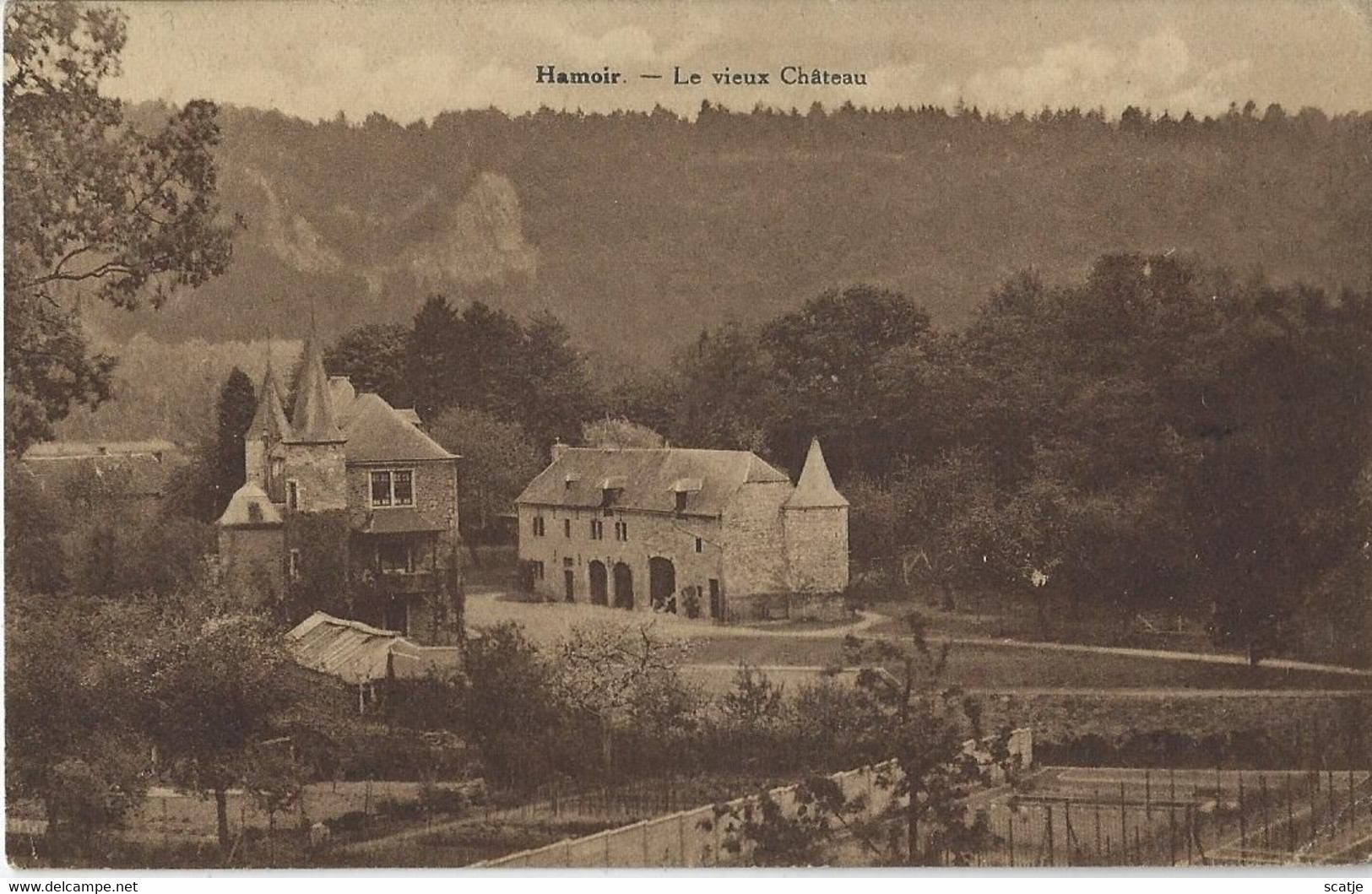 Hamoir.   -   Le Vieux Château.   -   1930   Naar   Anderlecht - Hamoir