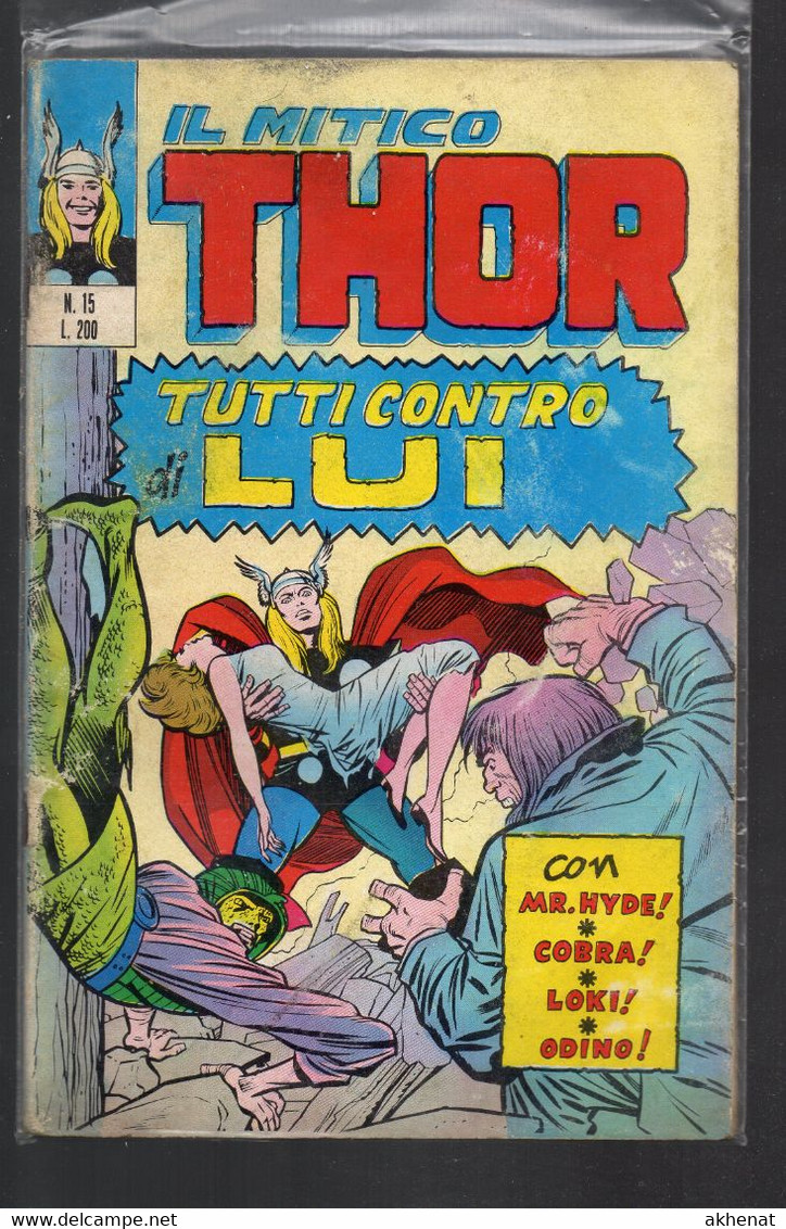 BIG - IL MITICO THOR . Ed. Corno 1971 Il N° 15 Usato .poco Fresco - Super Eroi