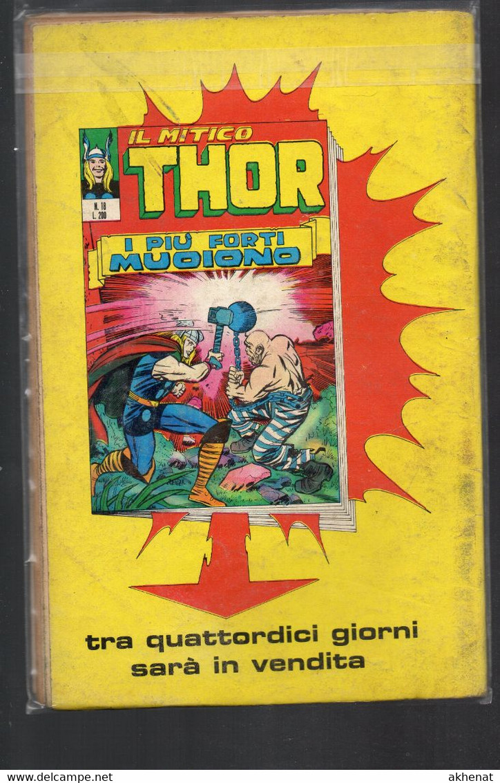 BIG - IL MITICO THOR . Ed. Corno 1971 Il N° 17 Usato .poco Fresco - Super Heroes