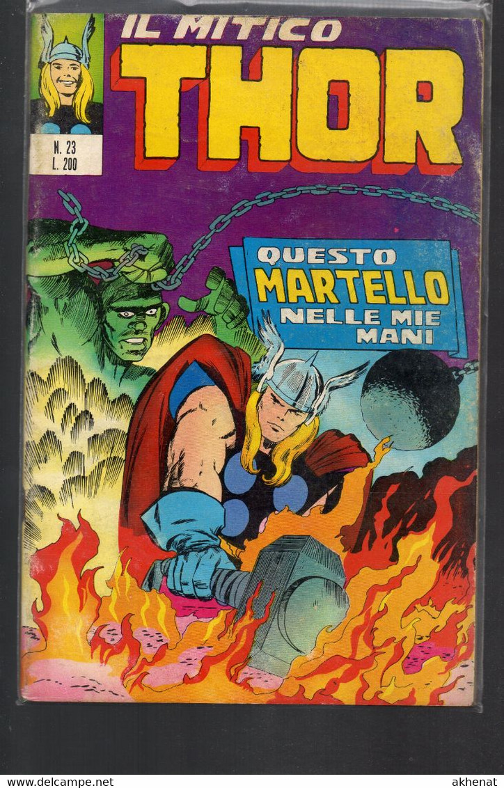 BIG - IL MITICO THOR . Ed. Corno 1972 Il N° 23 Usato . - Super Eroi