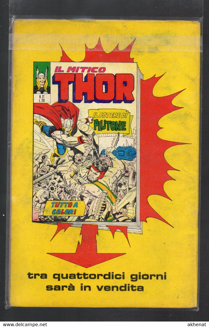 BIG - IL MITICO THOR . Ed. Corno 1972 Il N° 26 Usato . - Super Heroes